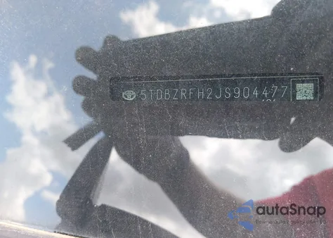 2018 Toyota Highlander Le z USA, uszkodzony, nr VIN 5TDBZRFH2JS904477